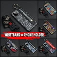 thumbnail image 2 of JNG-Phone Case For MOTO G Power 5G 2023, Shockproof Graffiti Wrist Strap Protective Personality Silicone Phone Holder Kickstand Lanyard Anti-dust Waterproof Durable Ring Soft case, 2 of 9