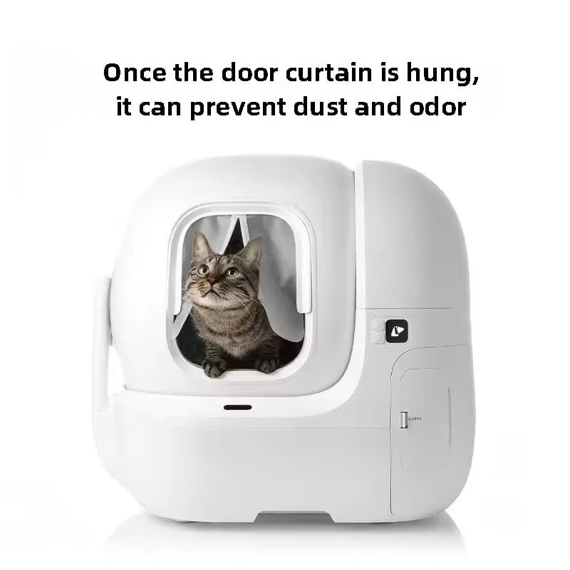 PETKIT Magnetic Dustproof Curtain 2.0 for PURAMAX 2/PUROBOT MAX PRO Automatic Cat Litter Box