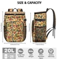 thumbnail image 3 of Travel Cooler Bag - Sunflower Camping Beer Cooler Backpack with Bottle Opener- Waterproof Insulated Picnic Backpacks - Cooler Bag for Beach, 3 of 6