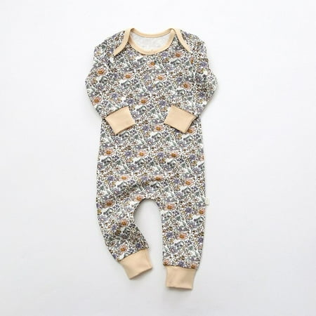 

CoCopeaunt Infant Jumpsuit Autumn New Boys And Girls Baby Cotton Romper Jumpsuit Newborn Clothes Newborn Baby Clothes Baby Girl Romper