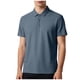 thumbnail image 2 of Blusa y camisa de manga corta con cuello vuelto para hombre, color liso, informal, holgada, a la moda, de seda helada, sin costuras, transpirable, elástica, con botones, de cedro, blusa de manga corta, 2 of 6