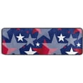 thumbnail image 5 of SKYSONIC American National Symbol Stars Runner Rug with Rubber Backing, United States Patriotic Non Slip Entryway Rug Runner Washable Soft Area Rug Carpet for Hallway Bedroom Kitchen Decor,2'x6', 5 of 6