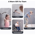 thumbnail image 6 of Handheld Shower Head Holder with Dual Angle Positions, Wall Suction Bracket Includes Adhesive 3M Disc, No Tools Required and Easy Installation, Brushed Nickel Finish, 6 of 9