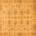 thumbnail image 1 of Ahgly Company Indoor Square Abstract Orange Modern Area Rugs, 5' Square, 1 of 4