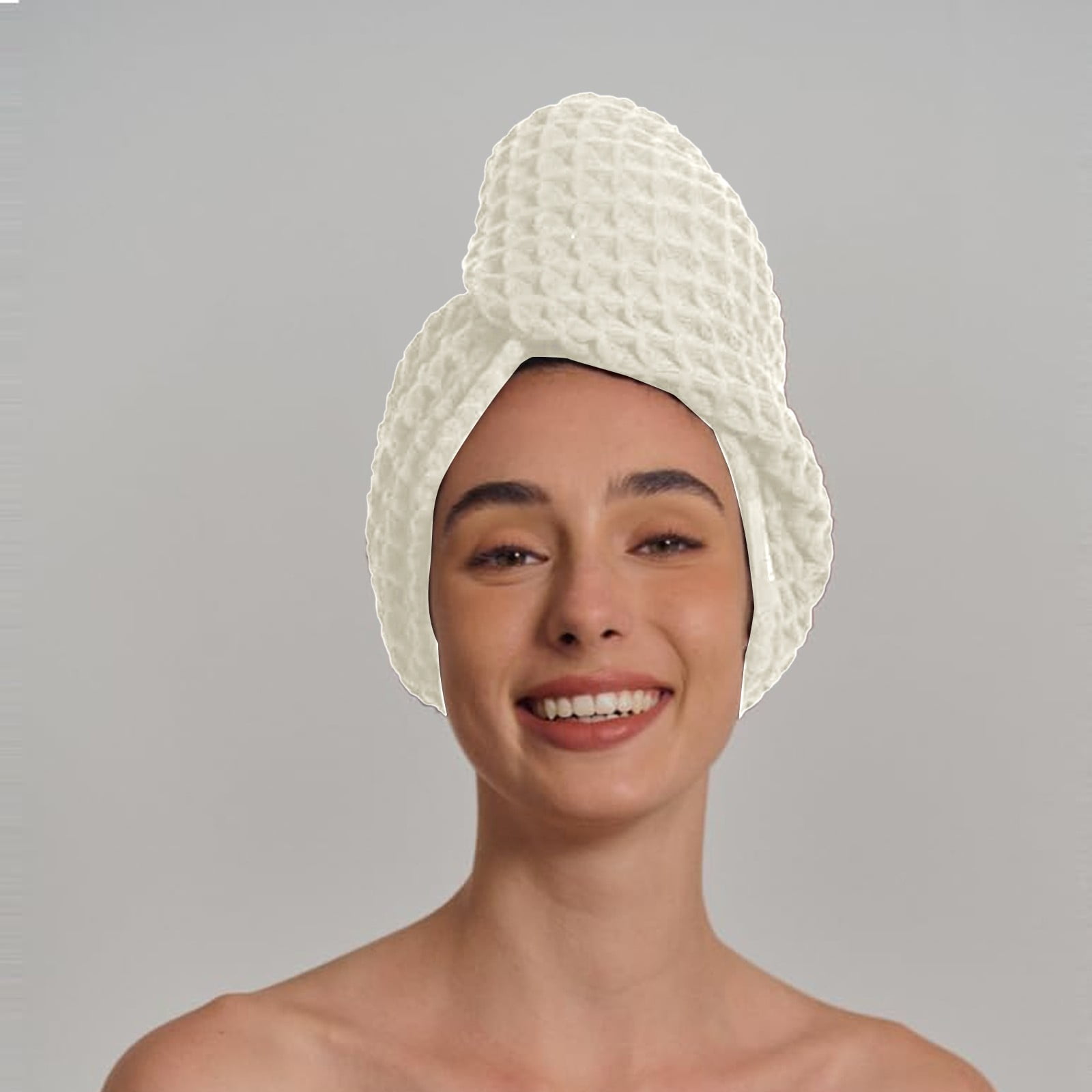 Ngheia Cotton Waffle Bath Towel Three-Piece Set Light Gray A, Summer Savings 2025! Towel Set Hand Towels for Bathroom Cotton Set Towel Skin Friendly Towel Squares Towel Cotton 3 Piece Set