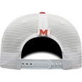 thumbnail image 2 of Brand New Collegiate Men's Maryland Mesh Adjustable Trucker Hat, 100% Cotton, Embroidered Logos, Official School Colors, Red, 2 of 2