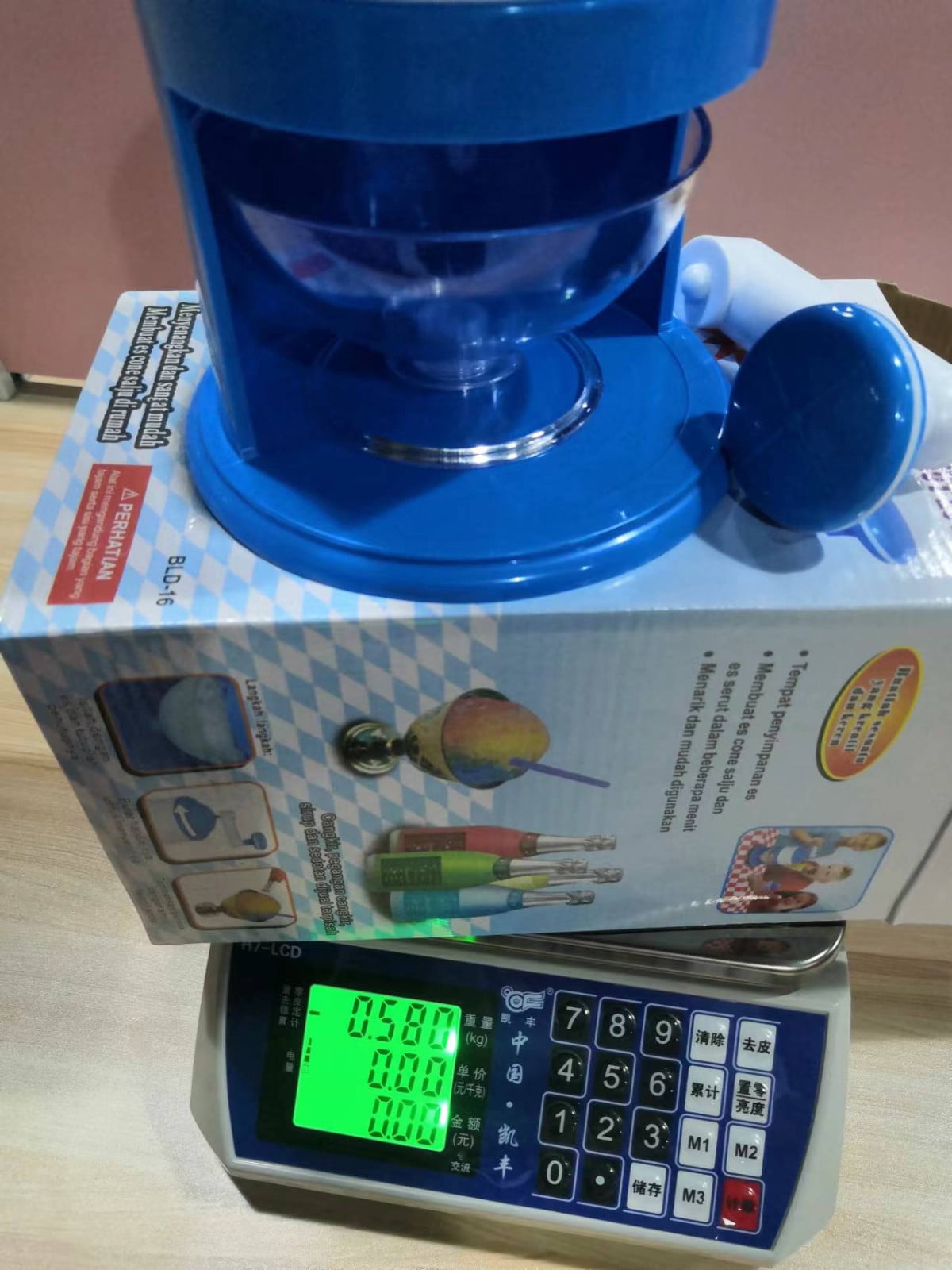 Shaved Ice Maker,Snow Cone Machine, Portable Hand Shaved Ice Machine Manual Fruit Smoothie Machine, Mini Household Ice Shaver