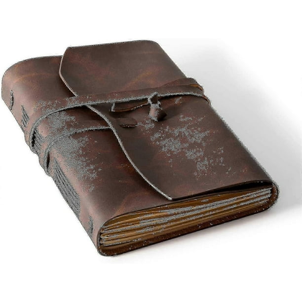 Leather Journal Notebook Leather Bound Journal For MenLined Travel Journal & Writing Journal For Personal Diary