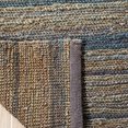thumbnail image 4 of SAFAVIEH Organic Emmeline Striped Jute Area Rug, Blue, 4' x 6', 4 of 7