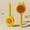 Yellow, variant on Pet Cat Hair Removal Needle Comb - Universal Deshedding and Massage Brush for Small Dogs and Cats