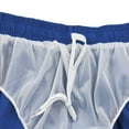 thumbnail image 5 of MADHERO Men's Swim Trunks with Mesh Lining Quick Dry Beach Sports Shorts Bathing Suit Blue Size M, 5 of 6