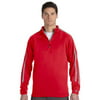 Russell Athletic Mens Tech Quarter Zip Cadet Jacket, True Red/Steel, X-Large, Style, 8TPEFM
