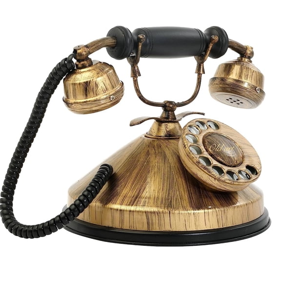 DECOR ANTIQUE Non-Working Telephone Decorative Vintage Replica for Home Table Décor