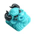 thumbnail image 4 of White Tapa de tecla de teclado mecánico personalizada manual R4 Tauren Artisan Key Cap, 4 of 4