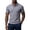 Gray, variant on KLHDSF Men's Polo Shirts Short Sleeve Classic Fit Cotton Pique Casual Tee Soft, Breathable, Lightweight, Cooling; Business Casual, Golf, Daily Wear Black L