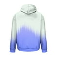 thumbnail image 4 of bbymog Mens Hoodie Fashion Solid Color Oversized Sweatshirts Outdoor Workout Hooded Pullover Tops with Drawstring Men's Clothing Purple XXXL, 4 of 5