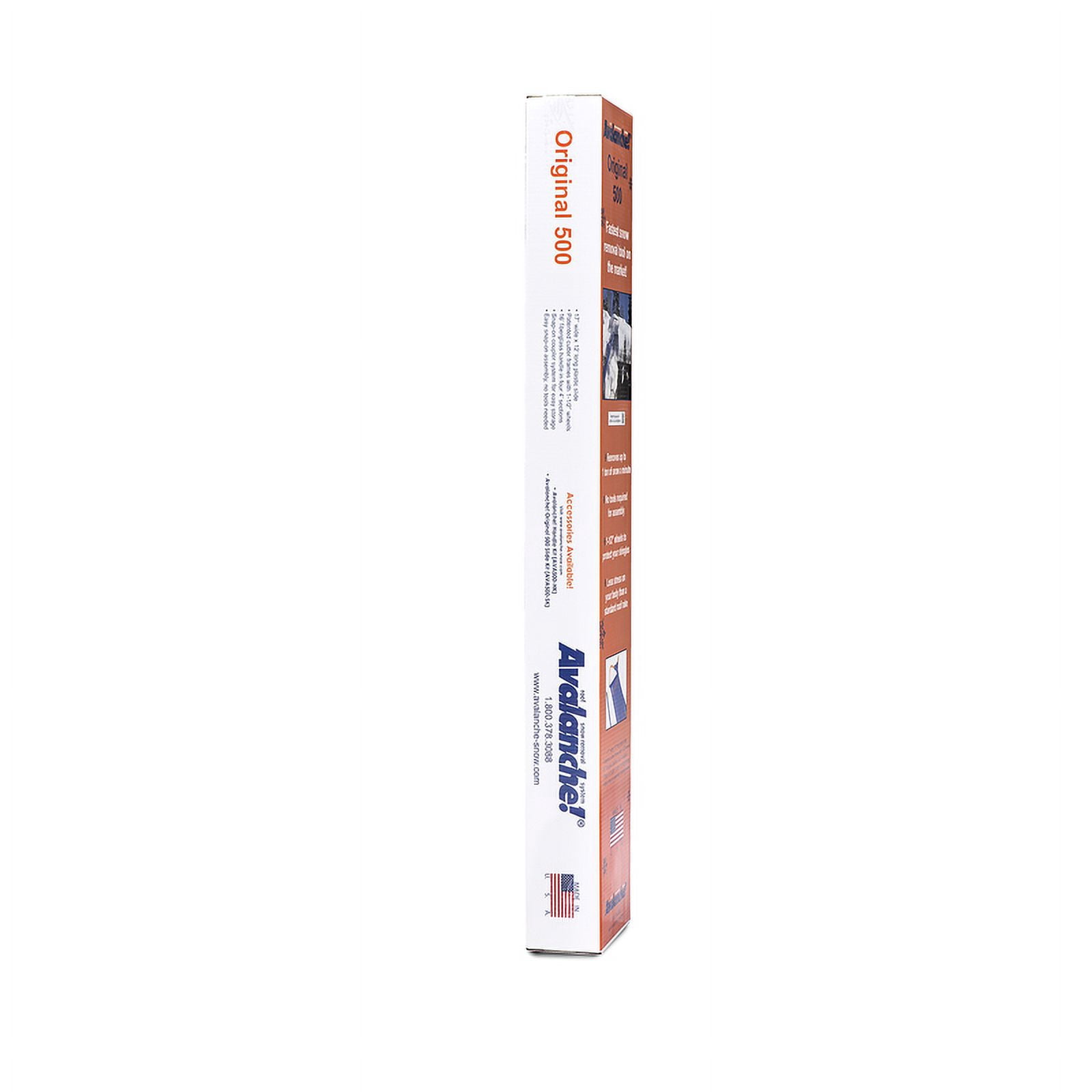 Avalanche Original AVA500 Snow Rake, Fiberglass Handle, 12 ft L