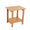 Teak, variant on Tcbosik 16.1 Inch Outdoor Side Table, 2-Tier Small End Table with Open Shelf for Garden, Patio, Porch, Backyard, Teak