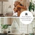 thumbnail image 4 of Crane 4-in-1 Drop 2.0 Ultrasonic Cool Mist Humidifier with Sound Machine, Night Light, Aroma Tray, 1 Gallon Top Fill, Grey 1 Gallon, 4 of 10
