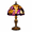 #3-Halloween Night Light, variant on Halloween Bat Stained Glass Table Lamp, Multicolor Resin Base Vintage LED Bedside Night Light, Gothic Decor for Bedroom Desk Bar Party
