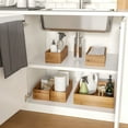 thumbnail image 4 of Seville Classics 5-Piece Bamboo Organizer Bin Set, 4 of 7