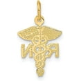 thumbnail image 3 of Solid 10k Yellow Gold Nurse Charm - 20mm, 3 of 6