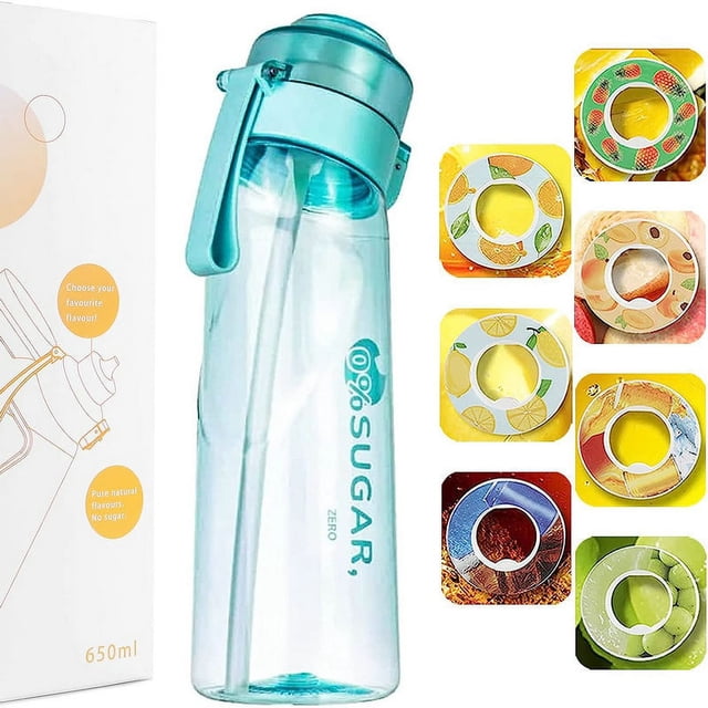 Taza deportiva con asa de paja para agua, taza con tapa que rebota, taza de agua, artefacto para beber, taza deportiva
