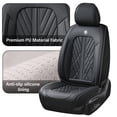 thumbnail image 2 of Fit for Ford Mustang mach-e 2022 Seat Cover, Black Car Seat Covers, PU Leather 360° Full Coverage Seat Set Scratch & Wear Resistant Easy to Clean & Maintain, The GT model is not suitable, 2 of 9