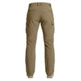 thumbnail image 6 of Men's Convertible Hiking Pants: Quick-Dry Lightweight Water-Resistant Zip-Off Fishing Travel with 5 Deep Pockets Brown 3XL, 6 of 7