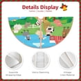 thumbnail image 4 of KLL Farm Animals Christmas Tree Skirt 36" ,Party Decorations Farmhouse for Christmas Decorations Holiday Party, 4 of 6