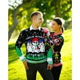 thumbnail image 6 of Socal Look Men's Ugly Christmas Sweater, Long Sleeve Crew Neck Acrylic Pullover, 2XL, 6 of 10