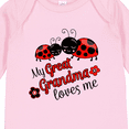 thumbnail image 4 of Inktastic My Great Grandma Loves Me with Cute Ladybugs Boys or Girls Long Sleeve Baby Bodysuit, 4 of 5