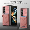 thumbnail image 6 of ELEHOLD Leather Wallet Case for Samsung Galaxy Z Fold 4 Case with Card Holder, Premium Leather Protective Cover Full Body Slim Lightweight Case for Samsung Z Fold 4 5G,Pink, 6 of 7
