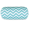 thumbnail image 1 of Majestic Home Coussin Rond Chevron Turquoise, 1 of 1