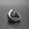 thumbnail image 5 of Mens Titanium Steel Ring Retro Ghost Head Biker Ring Gothic Punk Rock Jewelry Band Silver US Size Stylish Accessory, 5 of 5