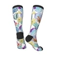 thumbnail image 4 of Haiem Cactus Socks, Funny Novelty Crazy Design Cotton Socks Sports Socks Knee High Socks For Men, Women,1Pairs - Gift For Working Friends, 4 of 9