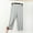 Gray, variant on Womens 3/4 Sleeve Pajamas Pant Soft Capri Yoga Pants Sleepwear Plus Size Workout Sweatpants Lightweight Causal Lounge Pjs Xl-8X