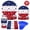 Style 3, variant on 4th of July Decoration Patriotic American Flag Tableware Party Supplies Disposable Paper Plates Napkins for Independence Day Memorial Day Serves 20 (Style 1)
