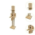 thumbnail image 6 of yotijay Christmas Craft Nutcracker Wooden Nutcracker Figurine Unfinished Wood Nutcracker A, 6 of 9