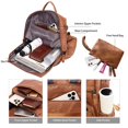thumbnail image 6 of Women's Vintage Leather Backpack Purse,Anti‑theft Daypack Large Travel Backpack Satchel Handbag, 6 of 6