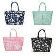 thumbnail image 2 of Injueey Bolsa térmica para almuerzo OxfordCloth, lista para picnic, cálida y fría con estilo, gran capacidad integrada para más Mostrada rosa Margarita, 2 of 6