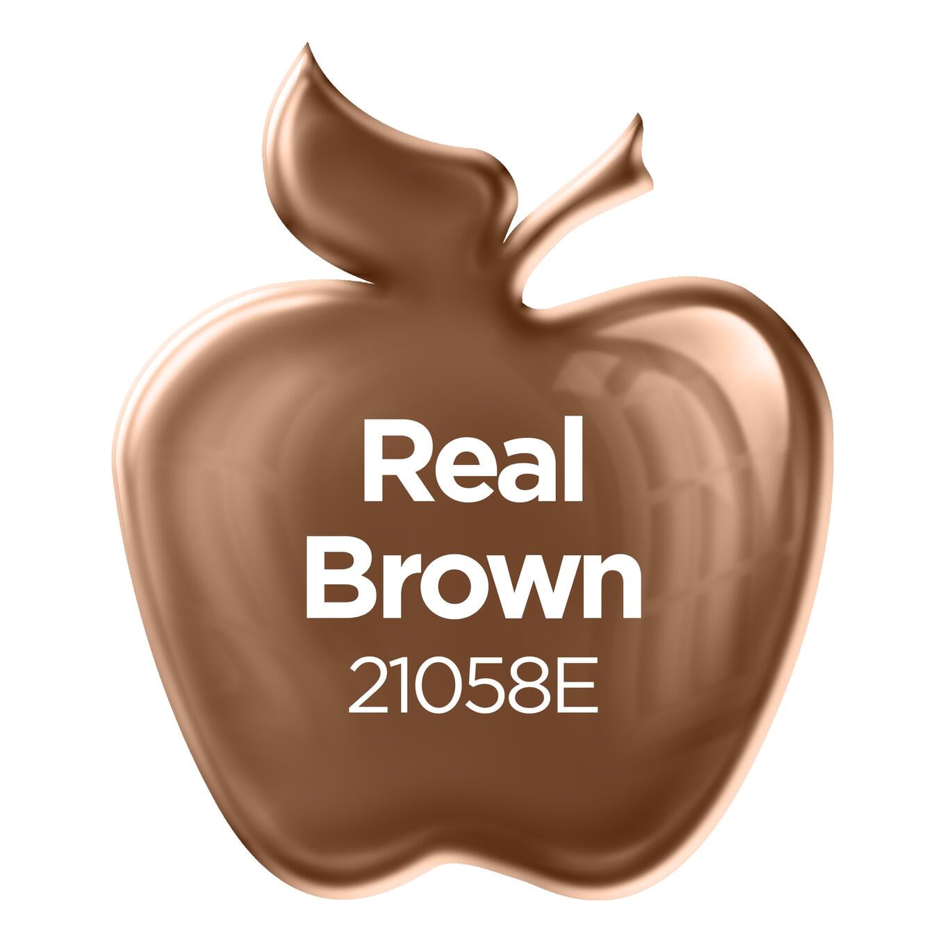 Apple Barrel Acrylic Craft Paint, Gloss Finish, Real Brown, 8 fl oz