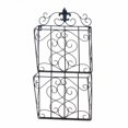 thumbnail image 1 of Accent Plus 10018404 Porte-Revues en Métal Fleur de Lis, 1 of 2