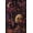 Purple, Pattern 4, variant on Design&I 6'x9' Washable Area Rug Snag-Free Purple Orange Mystical Garden Lantern Motif Enchanted Floral Crystal for Dining Room, Under Table, Office