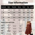 thumbnail image 3 of WTOBBY Women's Fashion Round Neck Casual Slim Solid Waist Long Sleeve Dresses - Elegant and Fitted Dress with Waist Accent, Perfect for Slimming Silhouettes or Office Wear,Earthy Yellow XL, 3 of 5