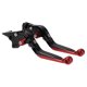 thumbnail image 1 of Palancas de freno y embrague largas y cortas para Yamaha MT-07 2014-2022, palanca de freno ajustable de motocicleta de aleación de aluminio, mango negro con extremo rojo, 1 par, 1 of 1