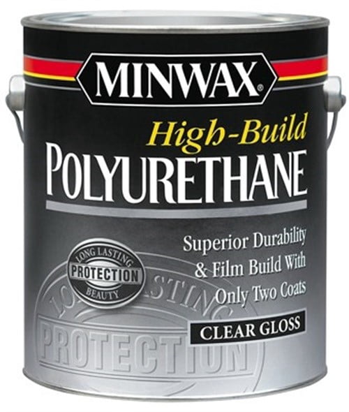 Minwax High-Build Polyurethane, Gloss, Clear, 1 Gallon