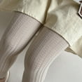thumbnail image 5 of Baby Toddler Girls Cable Knit Tights with Cute Bows Soft Cotton Pants Winter Footless Tights Stocking for Girls Kids Leggings Pants Stocking Panties S-XL, 5 of 8