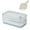 White, variant on White 64 Hole Plastic Ice Cube Tray With Press Cover And Ice Box Easy Demold Ice Cube Maker For Party Supplies