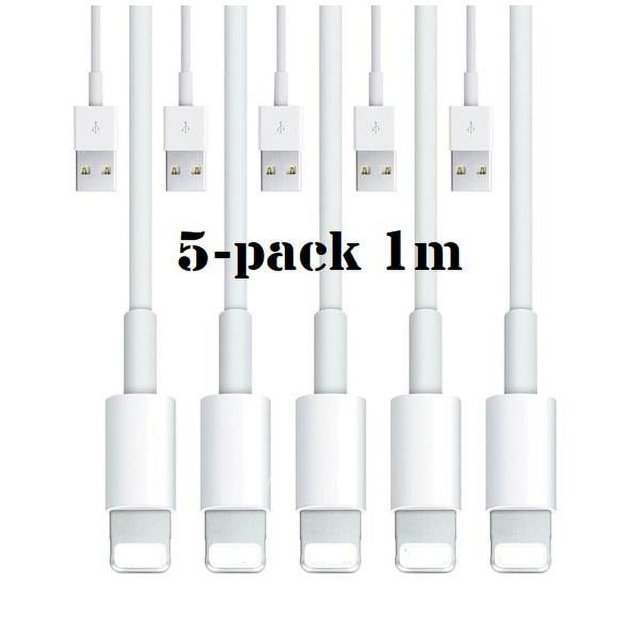Paquete de 5 - Cable de carga Lightning iPhone - Cargador oso de fresa Electrónica